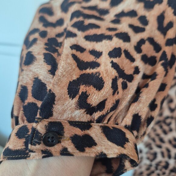 Hugo Boss leopard print button-up dress - Picture 4 of 8